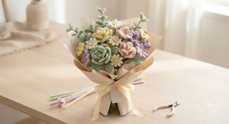 Flores de limpiapipas El regalo creativo que encanta a todos